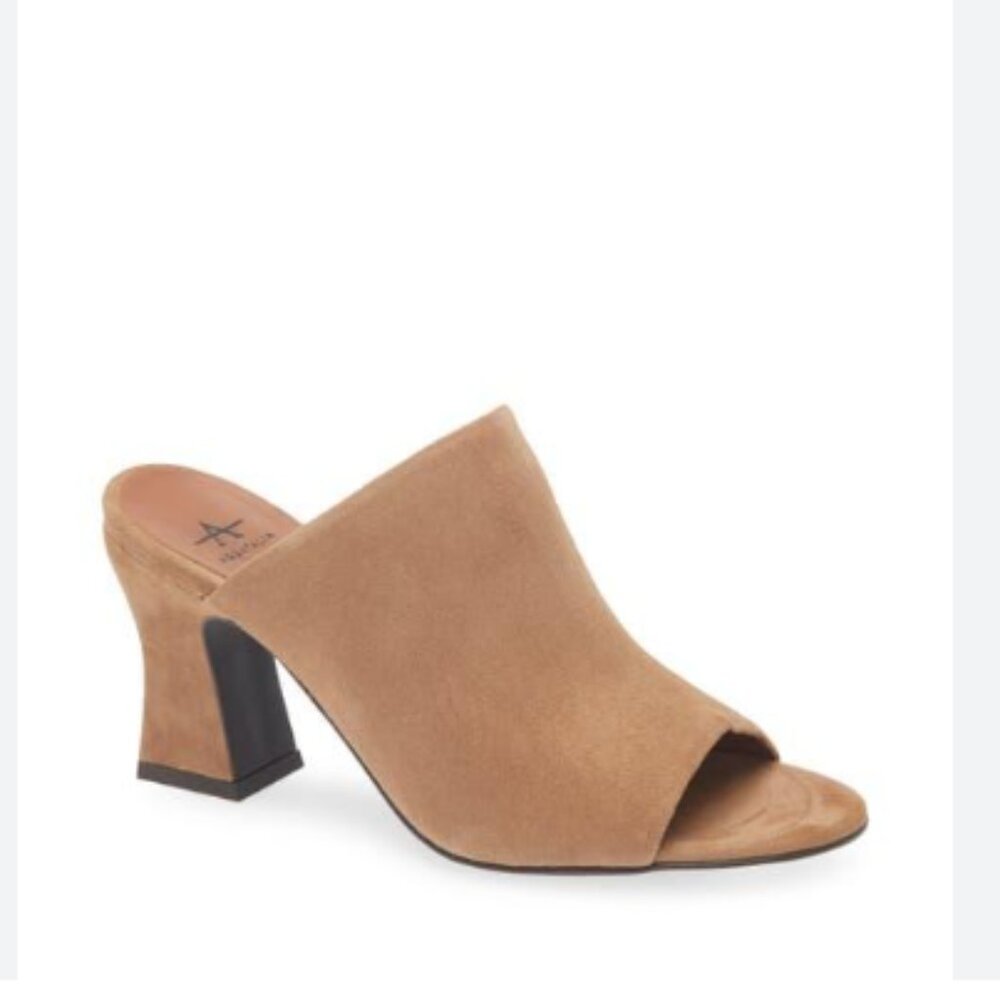NEW Aquatalia Carmina Suede Mule Sandals